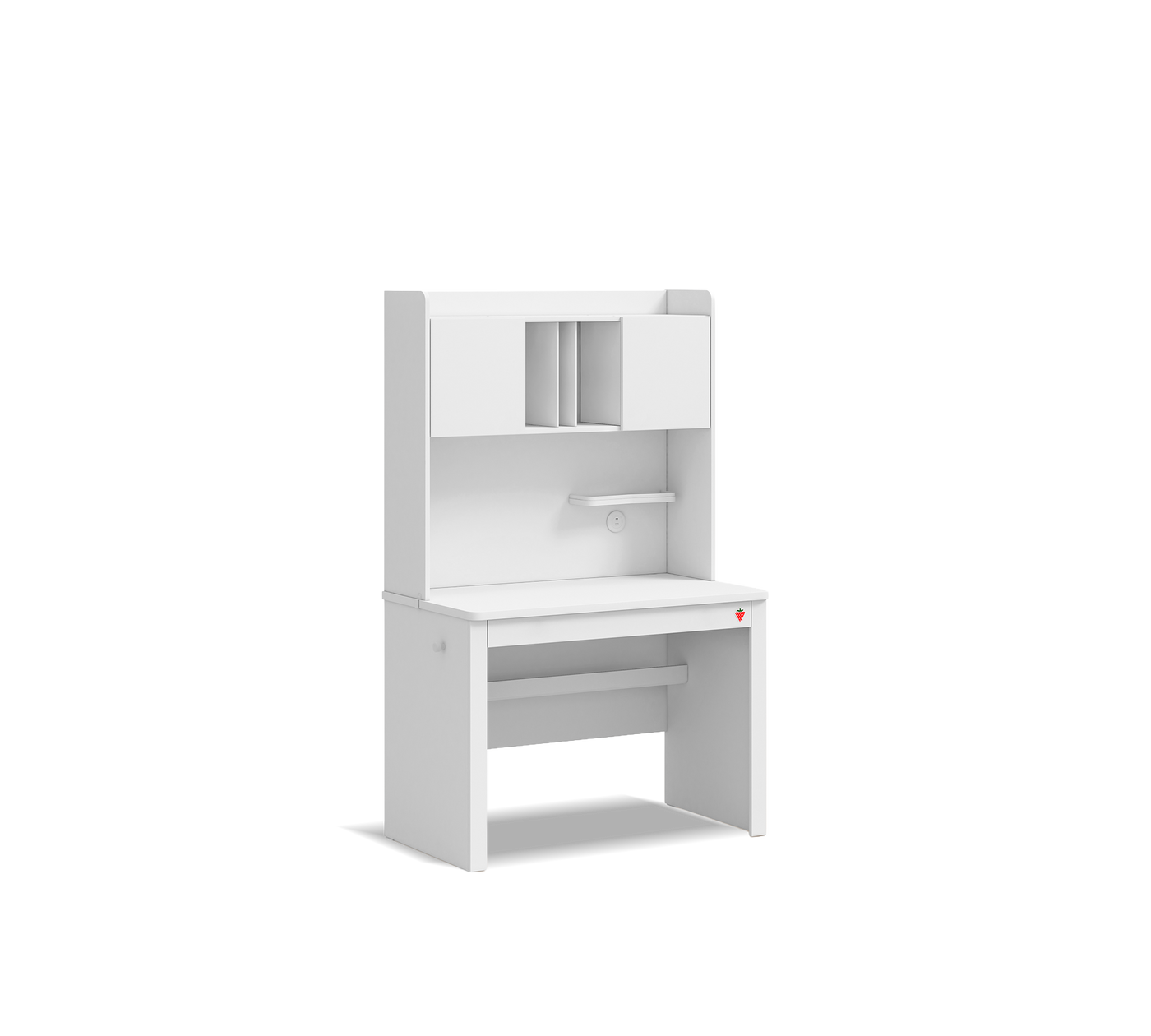 Varia White Study Unit With Cabinet