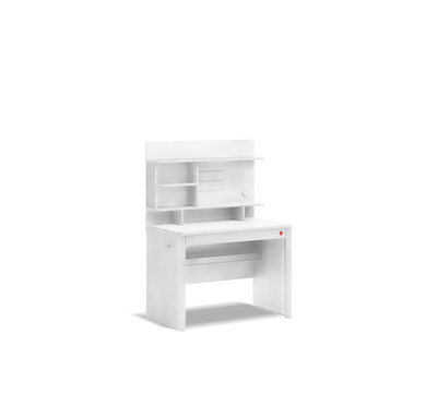 Varia White Small Study Desk (With Small Study Unit)
