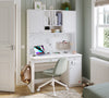 Varia White Wide Study Desk