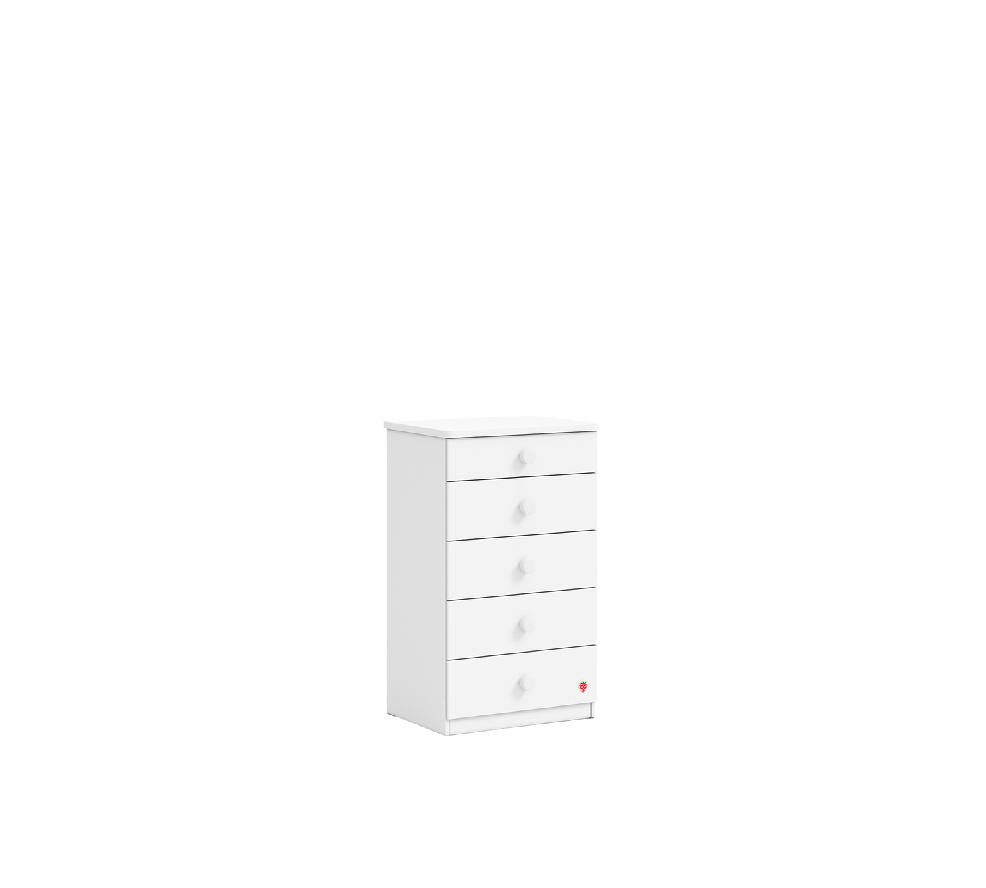 Varia White Tall Dresser