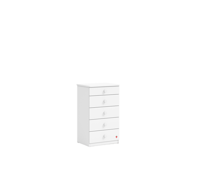 Varia White Tall Dresser