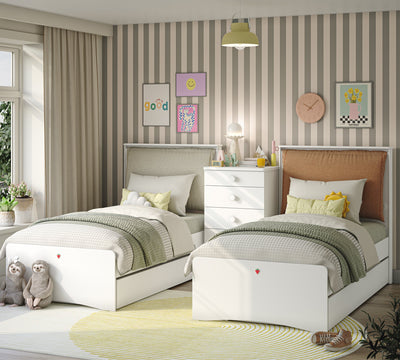 Varia White Bed