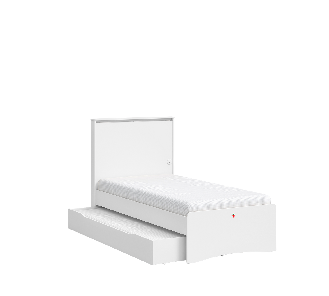 Varia White Pull-out Bed (90x190 cm)