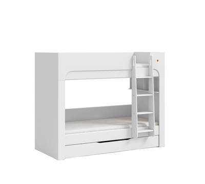 Varia White Small Bunk Bed (90x200 cm)