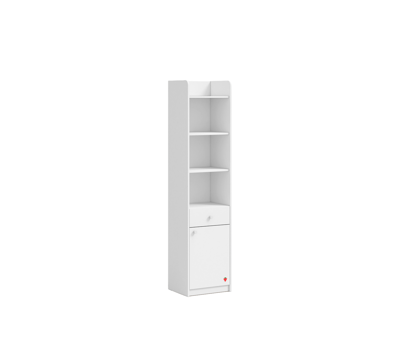 Varia White Bookcase With Drawer
