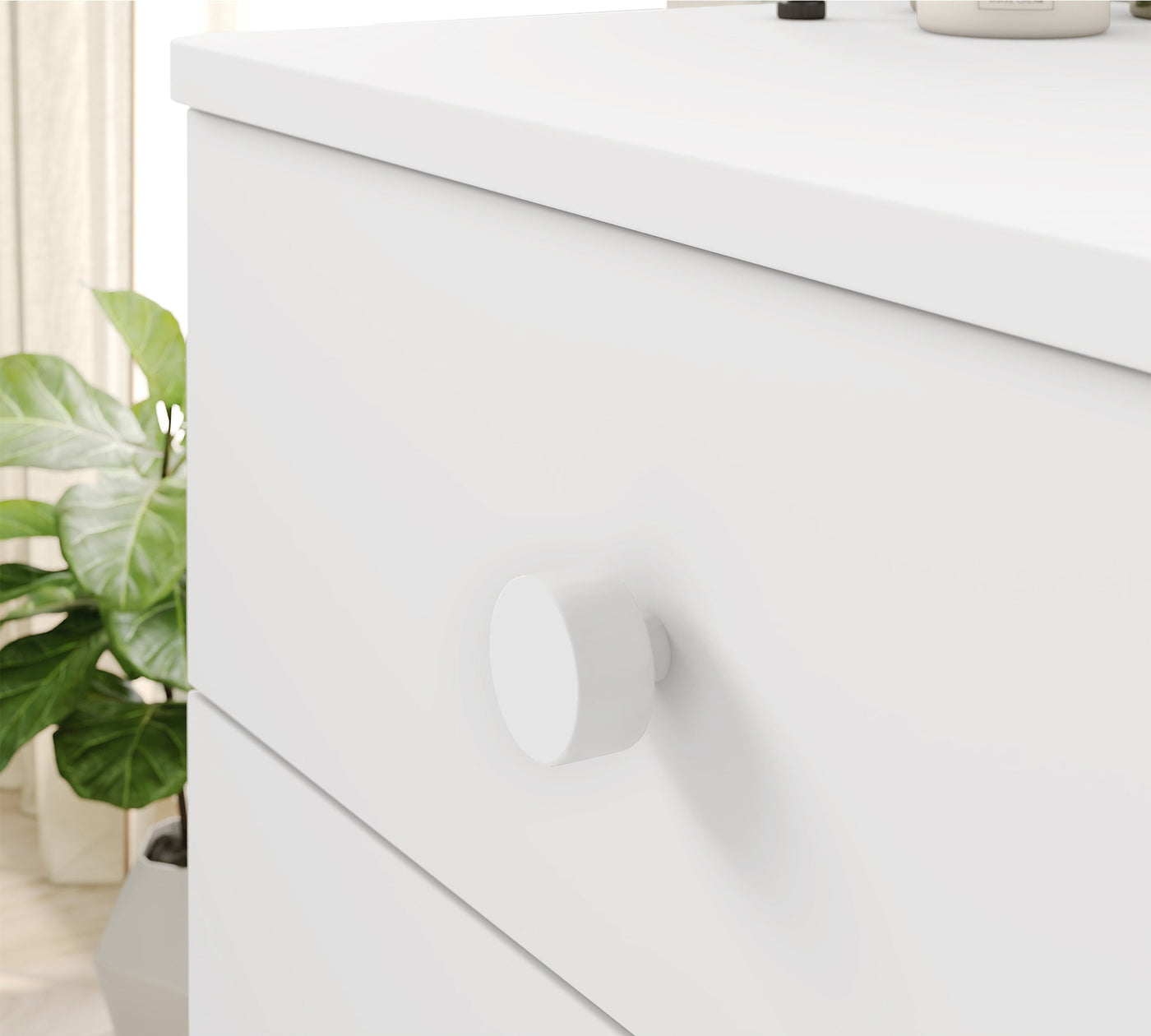 Varia White Nightstand