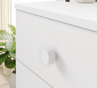 Varia White Nightstand
