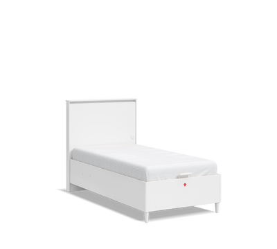 Varia White Bed With Base