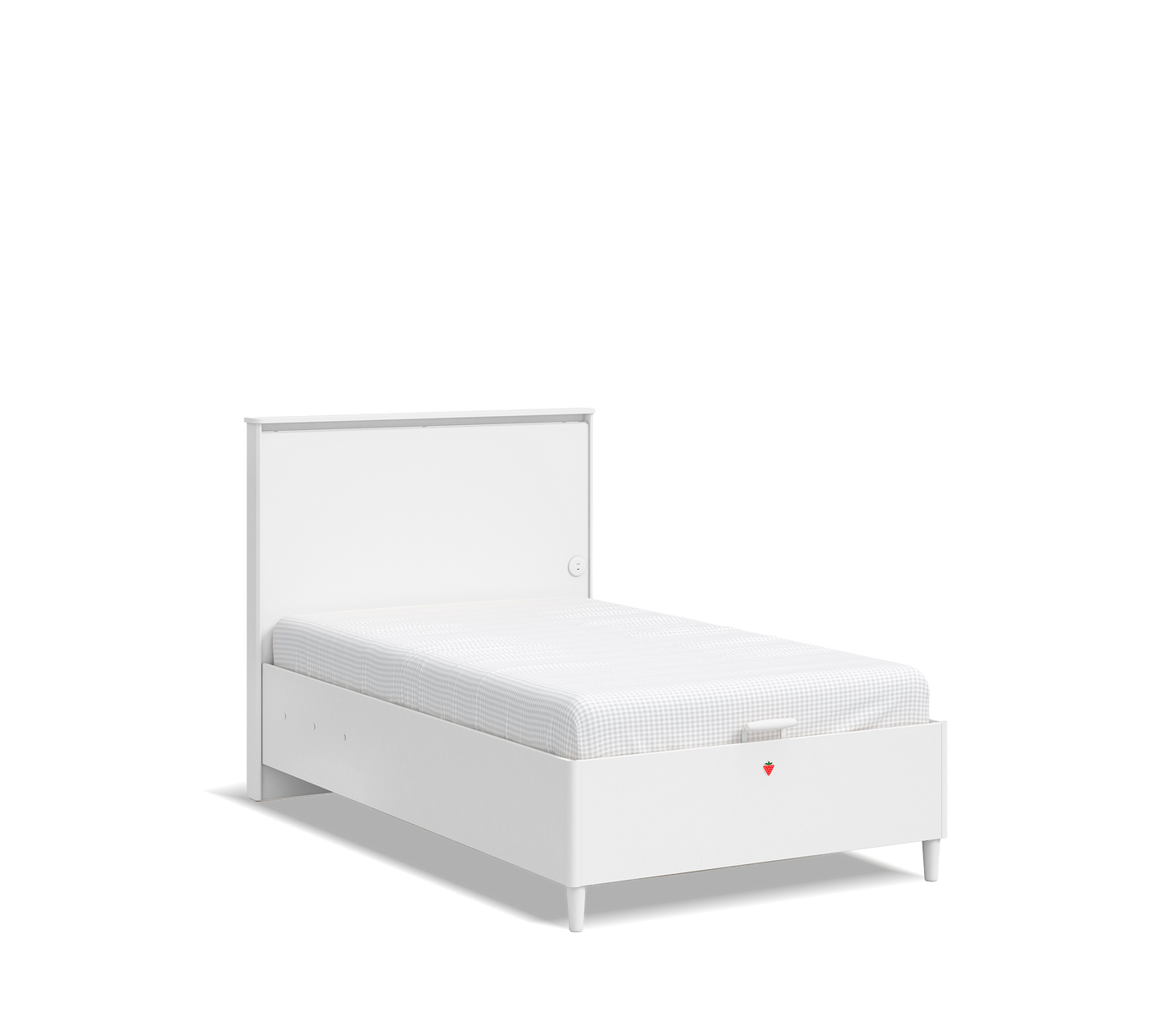 Varia White Bed With Base