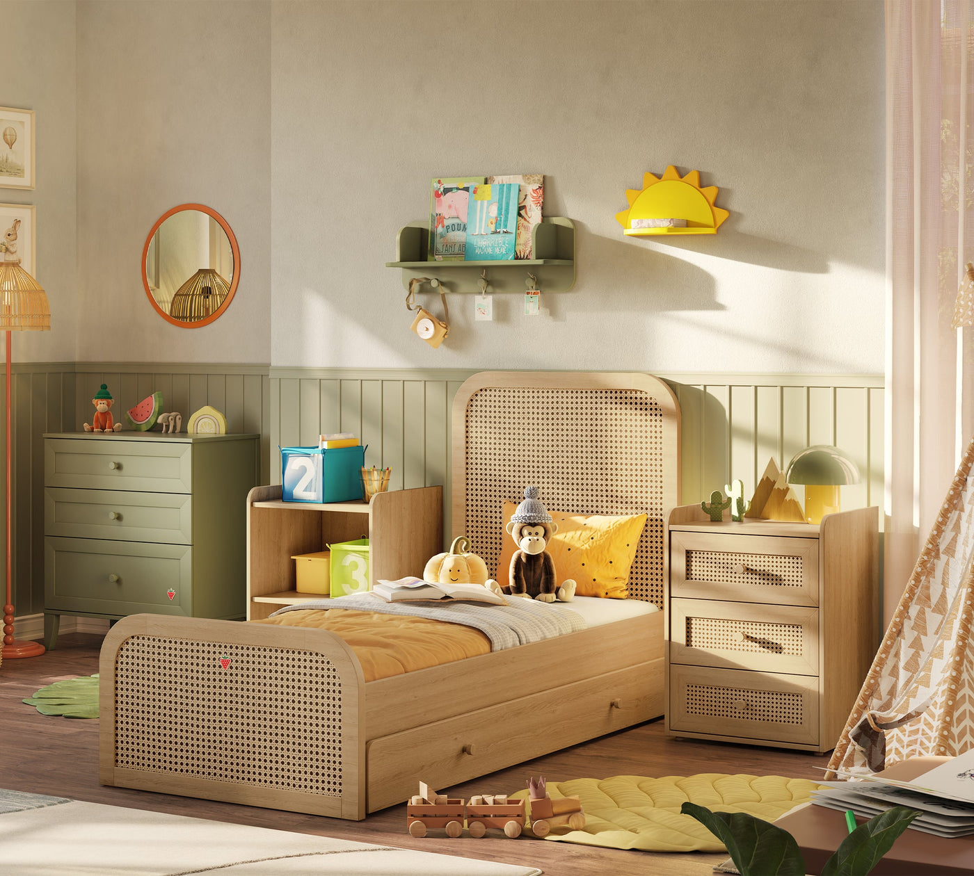 Loof Convertible Baby Bed (80x180 cm) | Cilek World