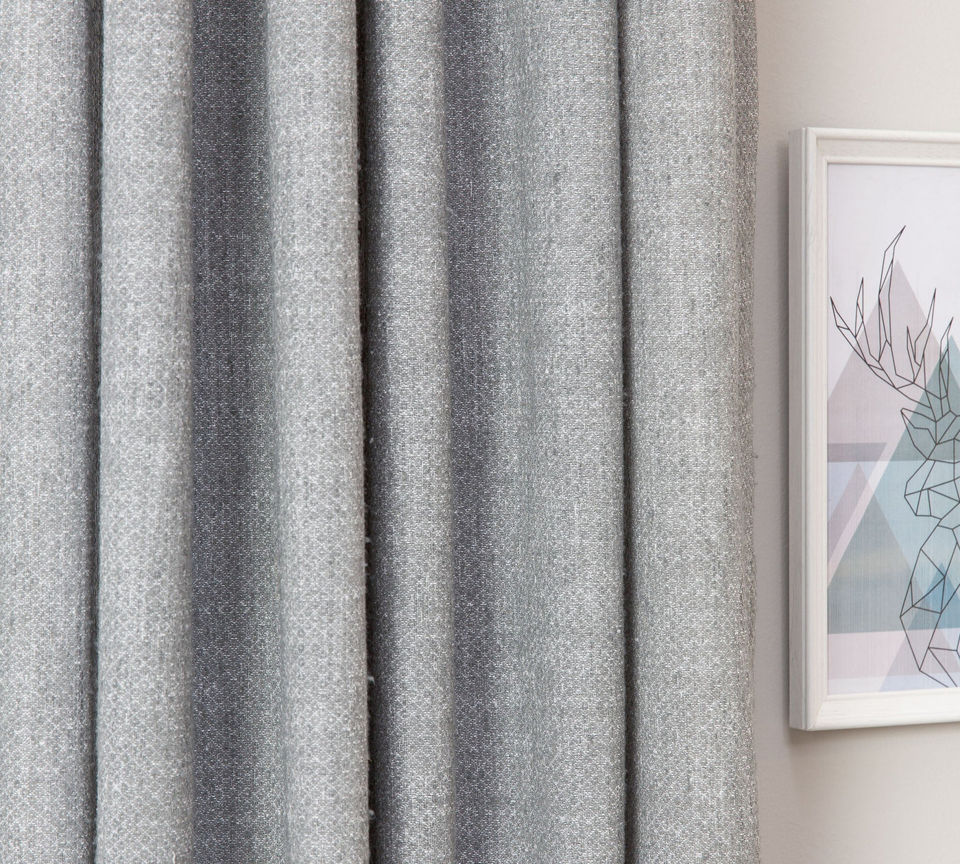 Dressy Background Curtain Grey (100x260 cm)