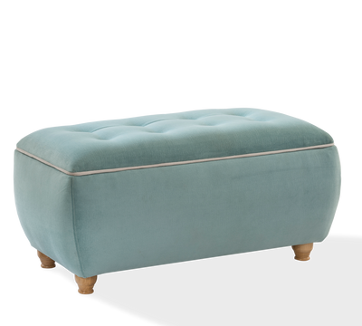 Storage Ottoman Blue