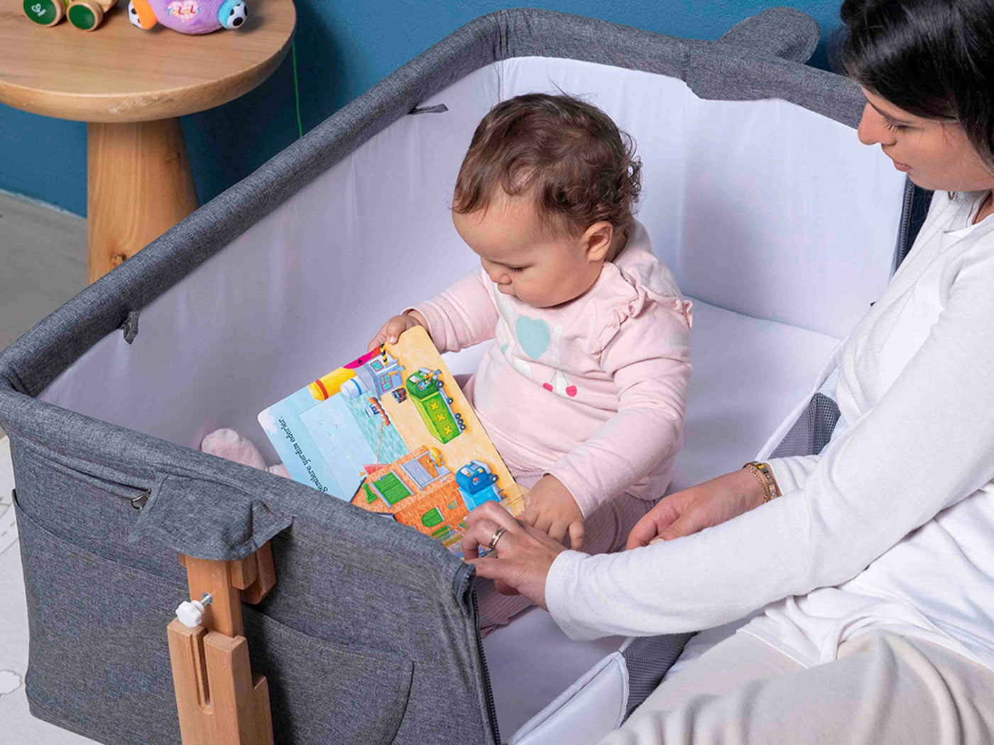 Sallanır Bedside Cot