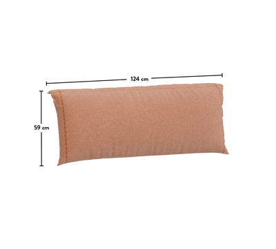 Headboard Cushion Salmon-Beige (100x200 cm)