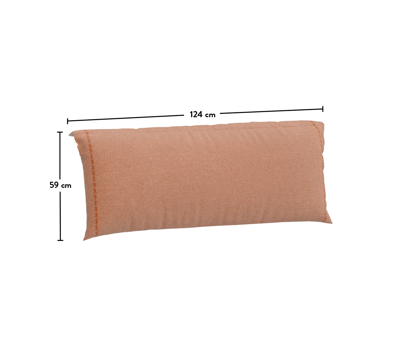 Headboard Cushion Salmon-Beige (100x200 cm)