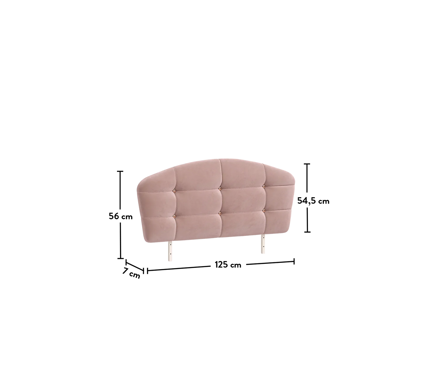 Elegance Upholstered Headboard (100 cm)
