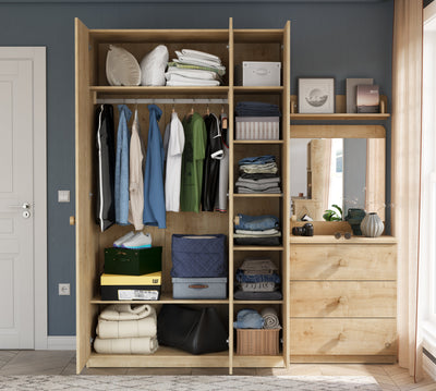 Mocha 3 Kapılı Line خزانة