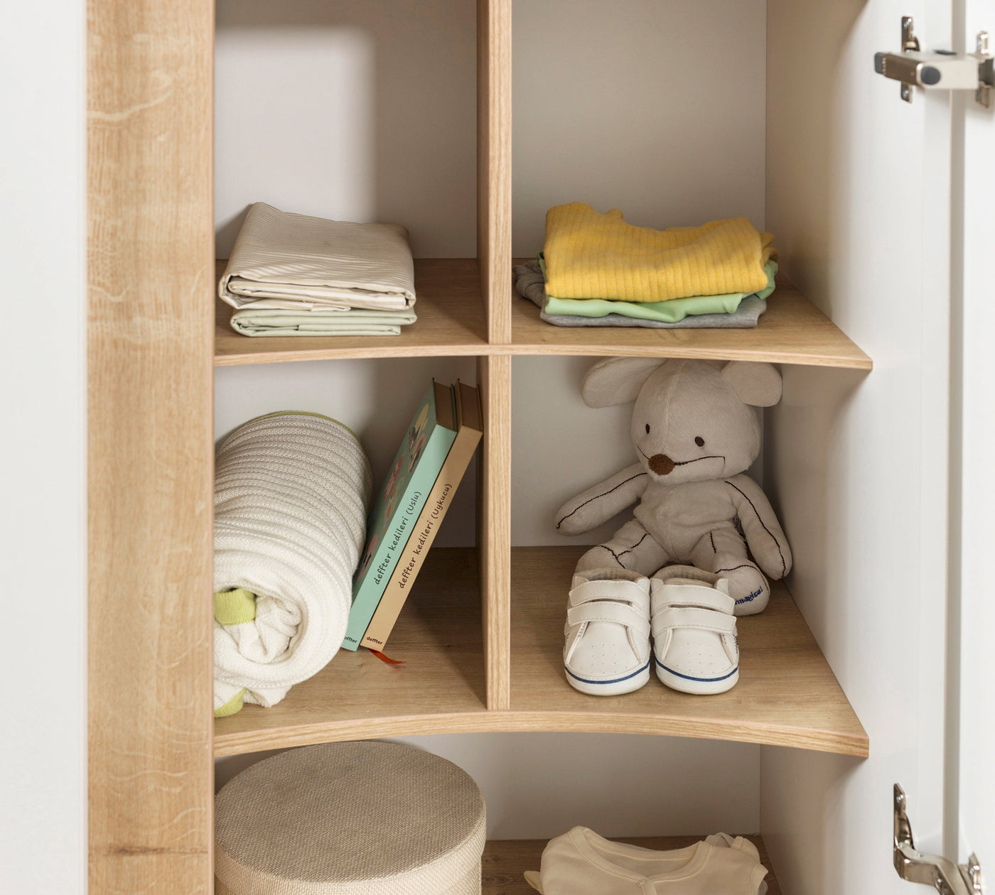 Natura Baby Kleiderschrank mit 3 Türen