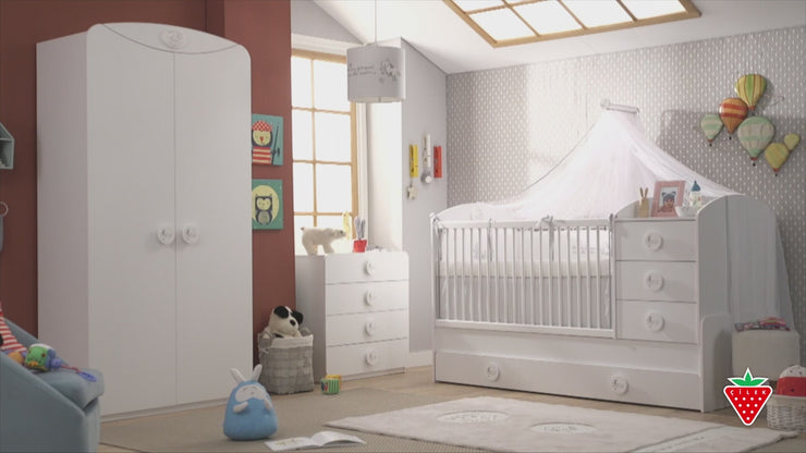 Baby Cotton Sl 3 Doors Wardrobe – Cilek World