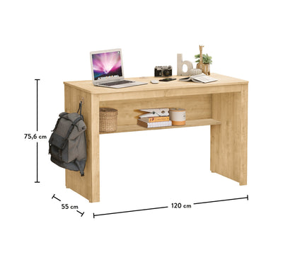 Mocha Line Study Desk