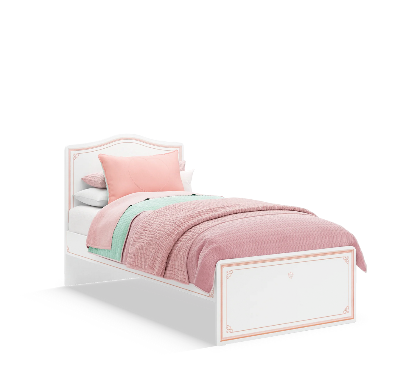 Selena Pink Bed (100x200 cm)