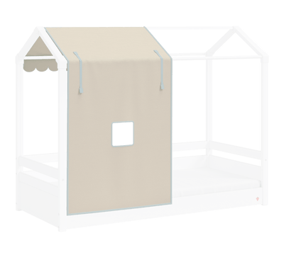 Montes Flat Roof Bed Half Tent Cream