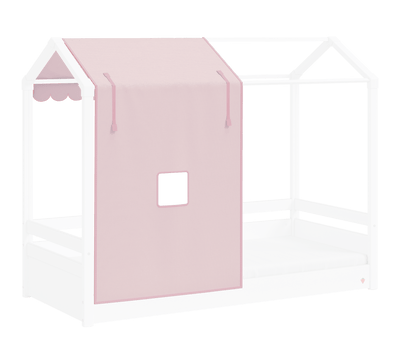 Montes Flat Roof Bed Half Tent Pink